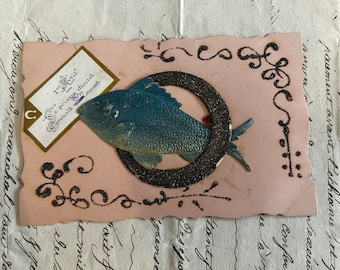 French, April Fool&#39;s Postcard