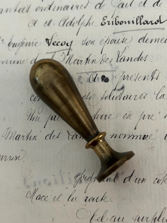 Wax Seal Stamp, from France