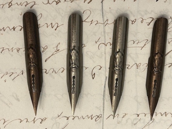 Set of Four No. 1937 Extra Fine Nibs by LUS