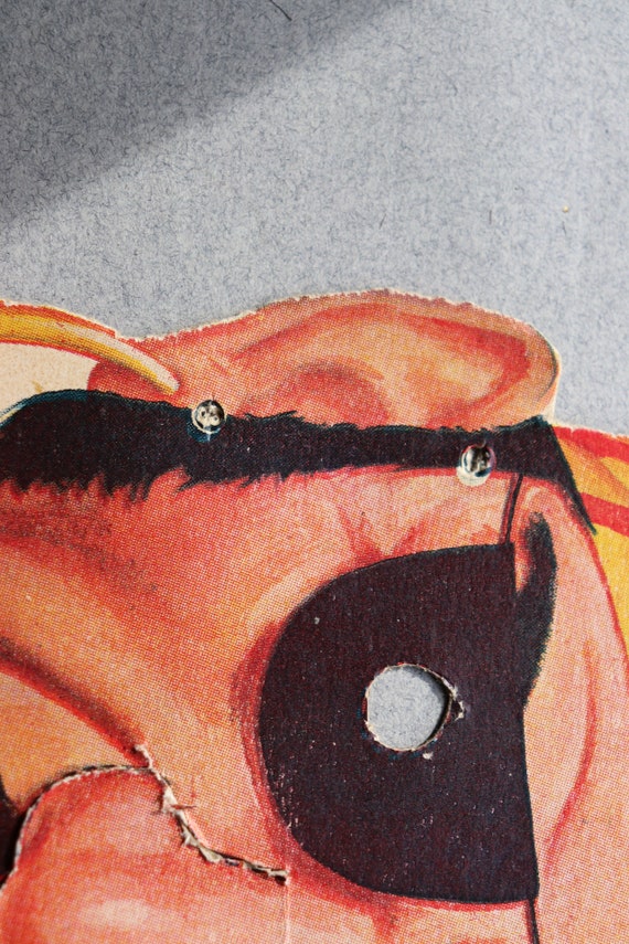 Vintage Pirate Cardboard Mask from Kellogg's Corn… - image 6