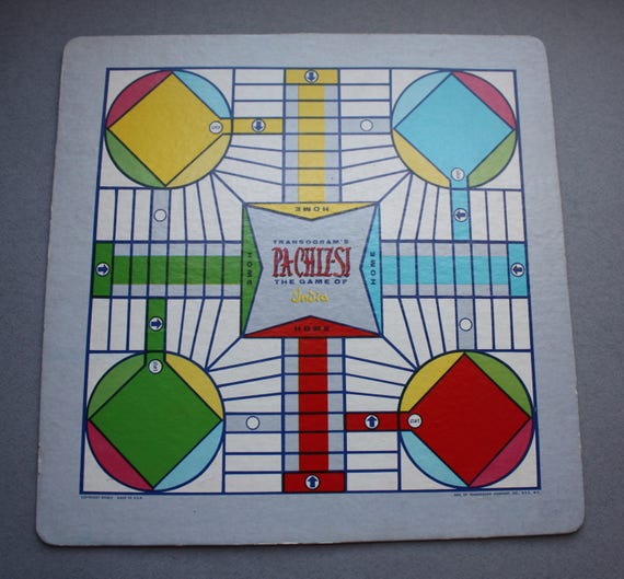 Transogram, 1955, Pachizsi Game Board