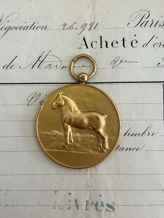 Belgian Horse Medal, Dated 1952