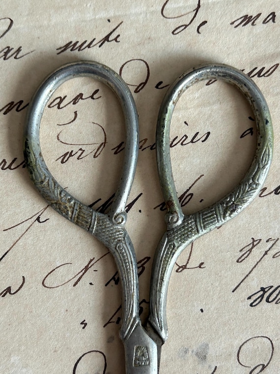 German Needlework or Lacemaking Scissors, Circa 1900s