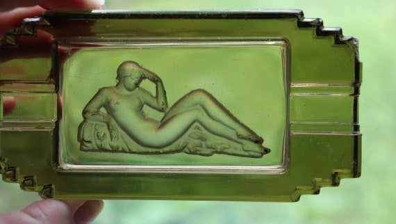 Baby Foot (Foosball) Ashtray by Lalique, from France