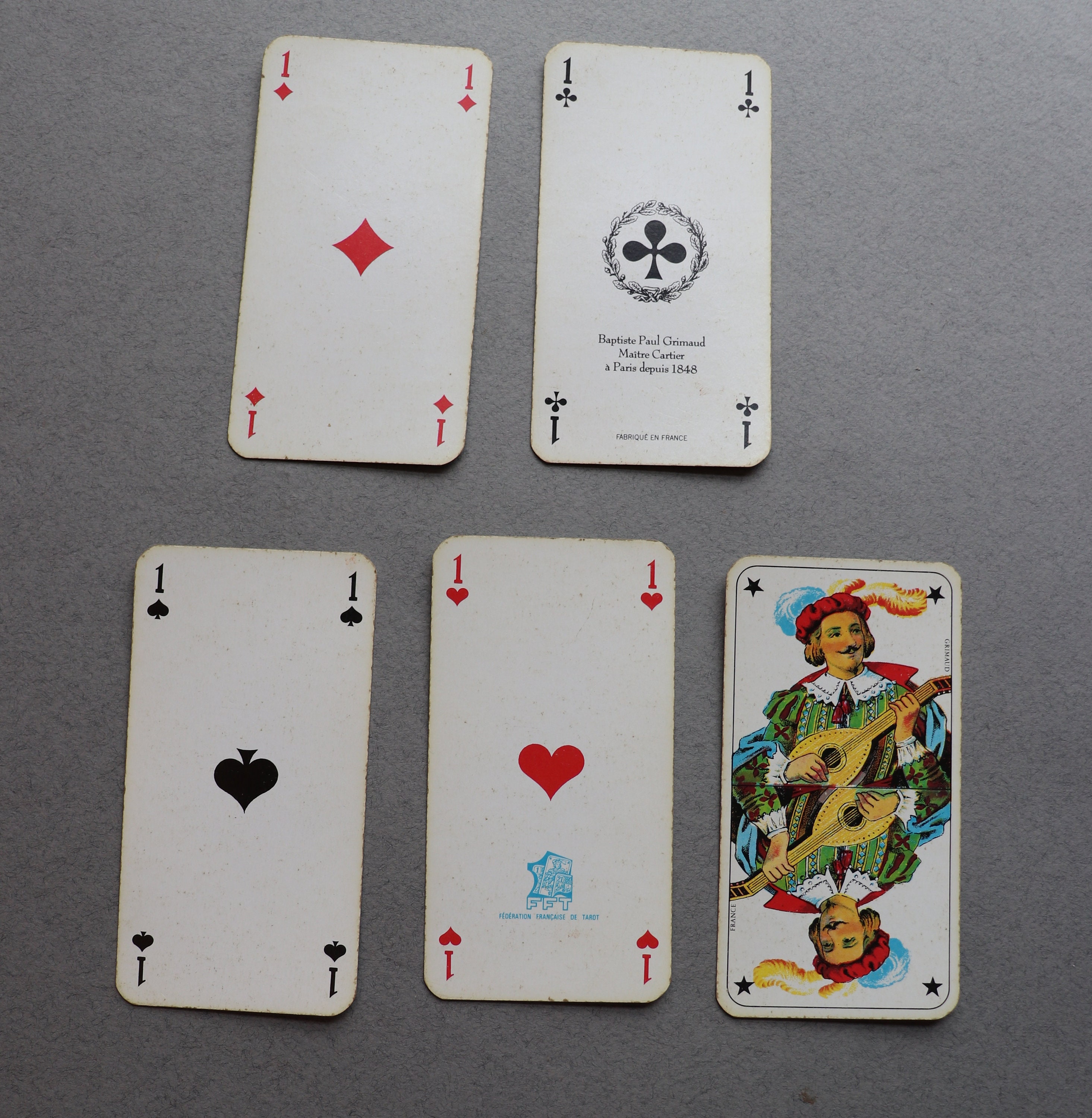 Vintage French Tarot Playing Card Game