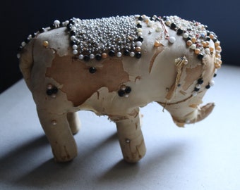 Rare, Vintage Elephant Pincushion, Possibly Eleanor Beard
