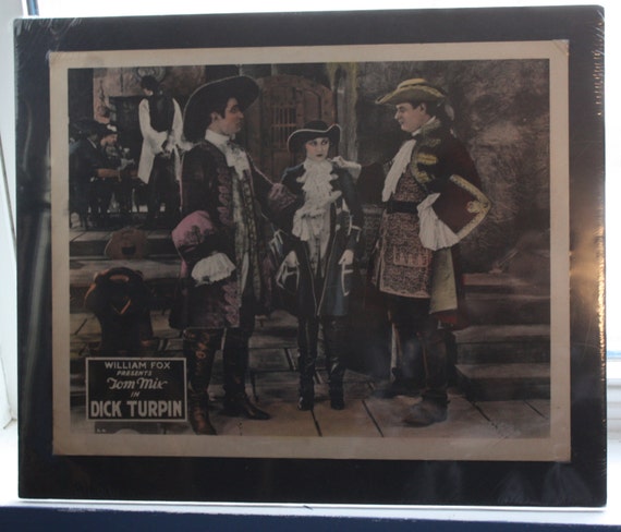 William Fox Presents Tom Mix in "Dick Turpin" Original Vintage 1925 Lobby Card