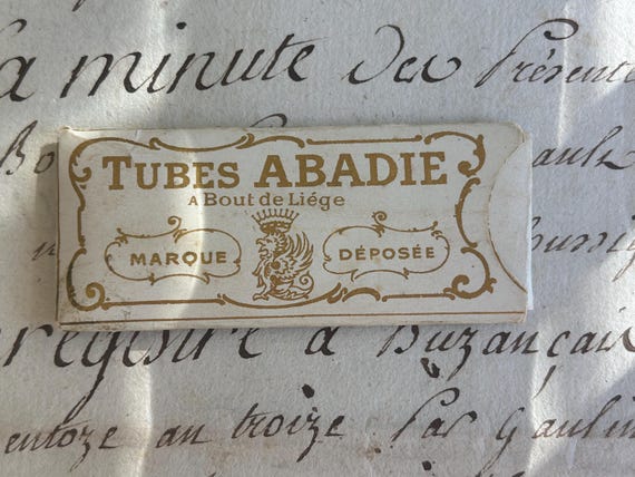 Abadie, Antique, French, Cigarette Rolling Papers