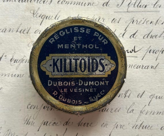 Vintage Killtoids Tin, from France