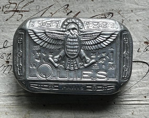 French, Aluminum Quies Box, Circa 1930s