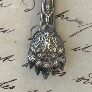 Lion&#39;s Paws, Silver-plated Sugar Tongs