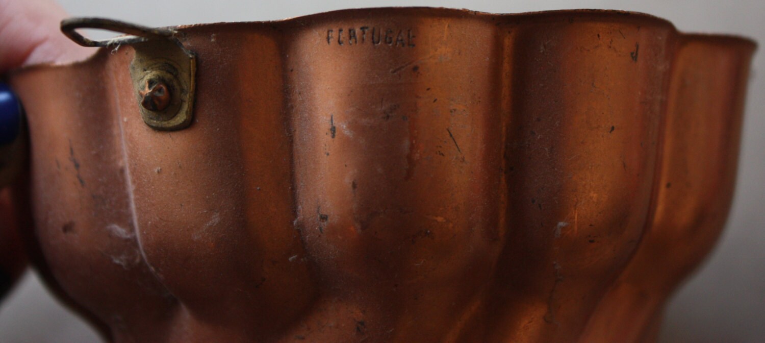 Copper Fluted Mold Made in Portugal