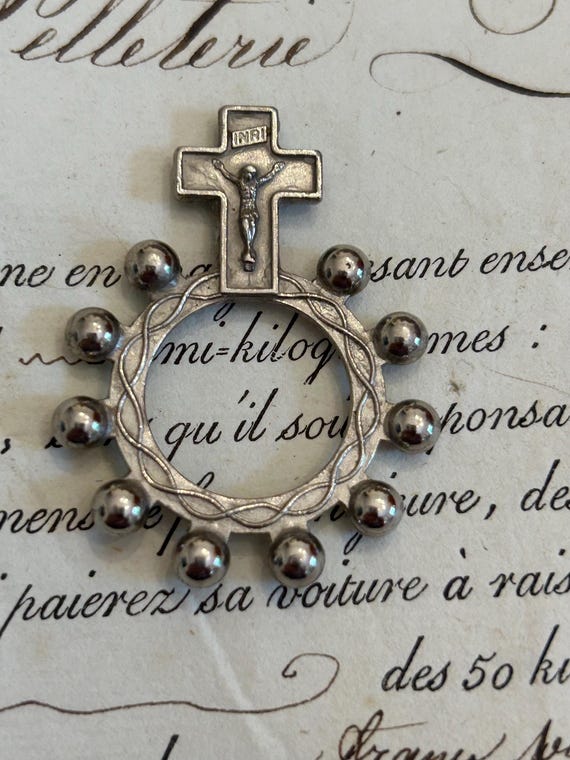 Dizainier/Rosary Ring, from Italy