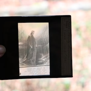 Magic Lantern Slide of Christ, French, Circa Early 1900s