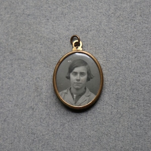 Photo Pendant, from France with Beehive and Sun on Reverse