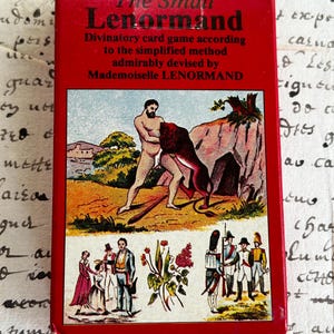Deck divinatoire Grimaud Petit Lenormand en français et en anglais, avec instructions en français et en anglais