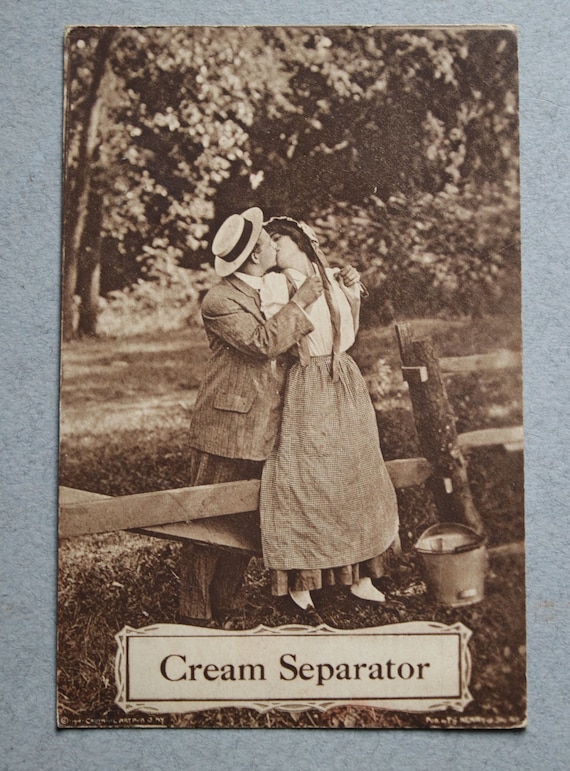 Antique Postcard: Cream Separator