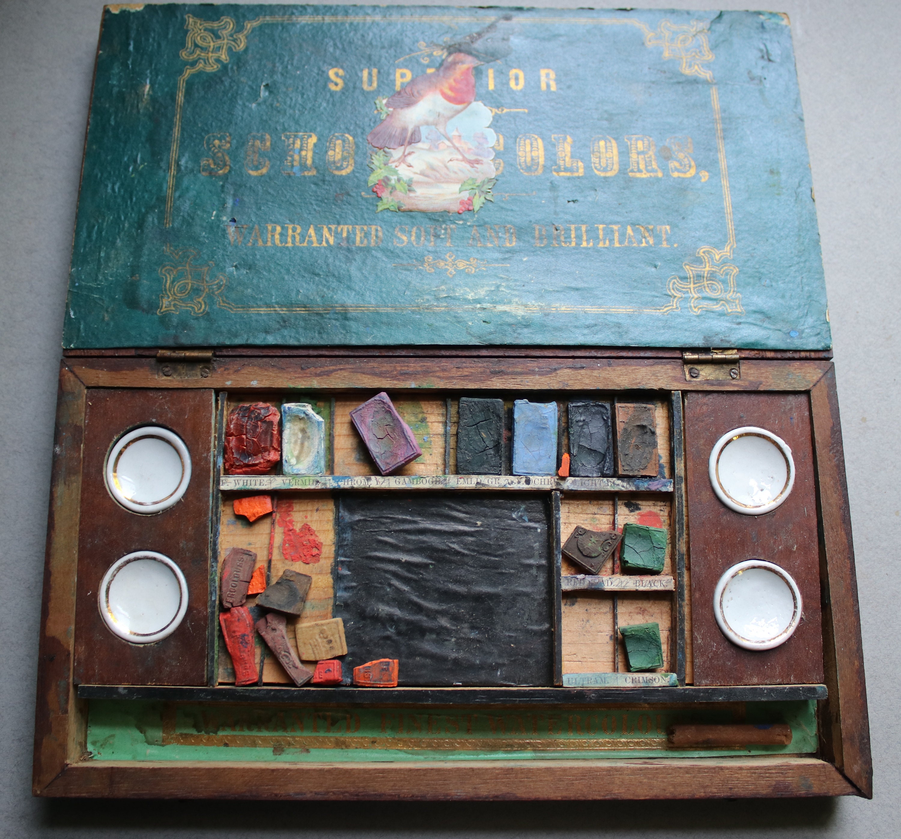 Antique, Artist's Watercolor Paint Box