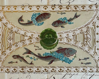Vintage April Fool's Postcard, from France