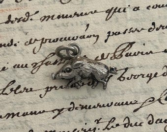 Silver, Boar Charm