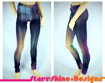 BJD SD13 1/3 Vêtements de poupée - Leggings arc-en-ciel en détresse - Prêt à être expédié