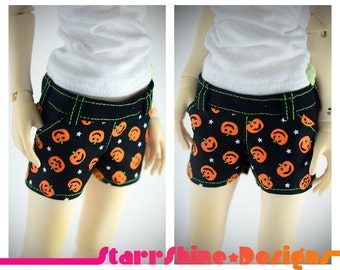 BJD MSD 1/4 Vêtements de poupée - Halloween Pumpkins Short Shorts - Fabriqué sur commande