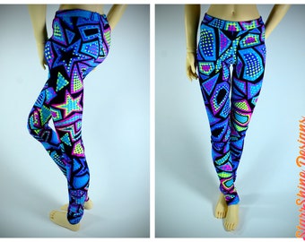 BJD SD13 1/3 Vêtements de poupée - Sérigraphie Graffiti Leggings - Prêt à expédier