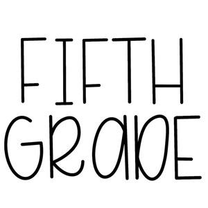 Fifth Grade SVG PNG JPG