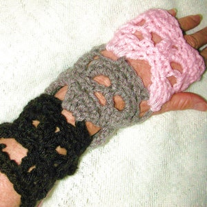 PDF  Creepy Skulls Crochet  Pattern Gauntlet Fingerless Glove 3 Lengths Short  Elbow And Formal