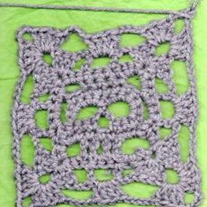 PDF Creepy Granny Skull Infinity Square No. 2 Crochet Pattern image 4