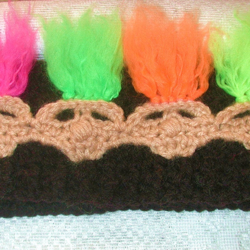 Crochet Troll Hat Etsy