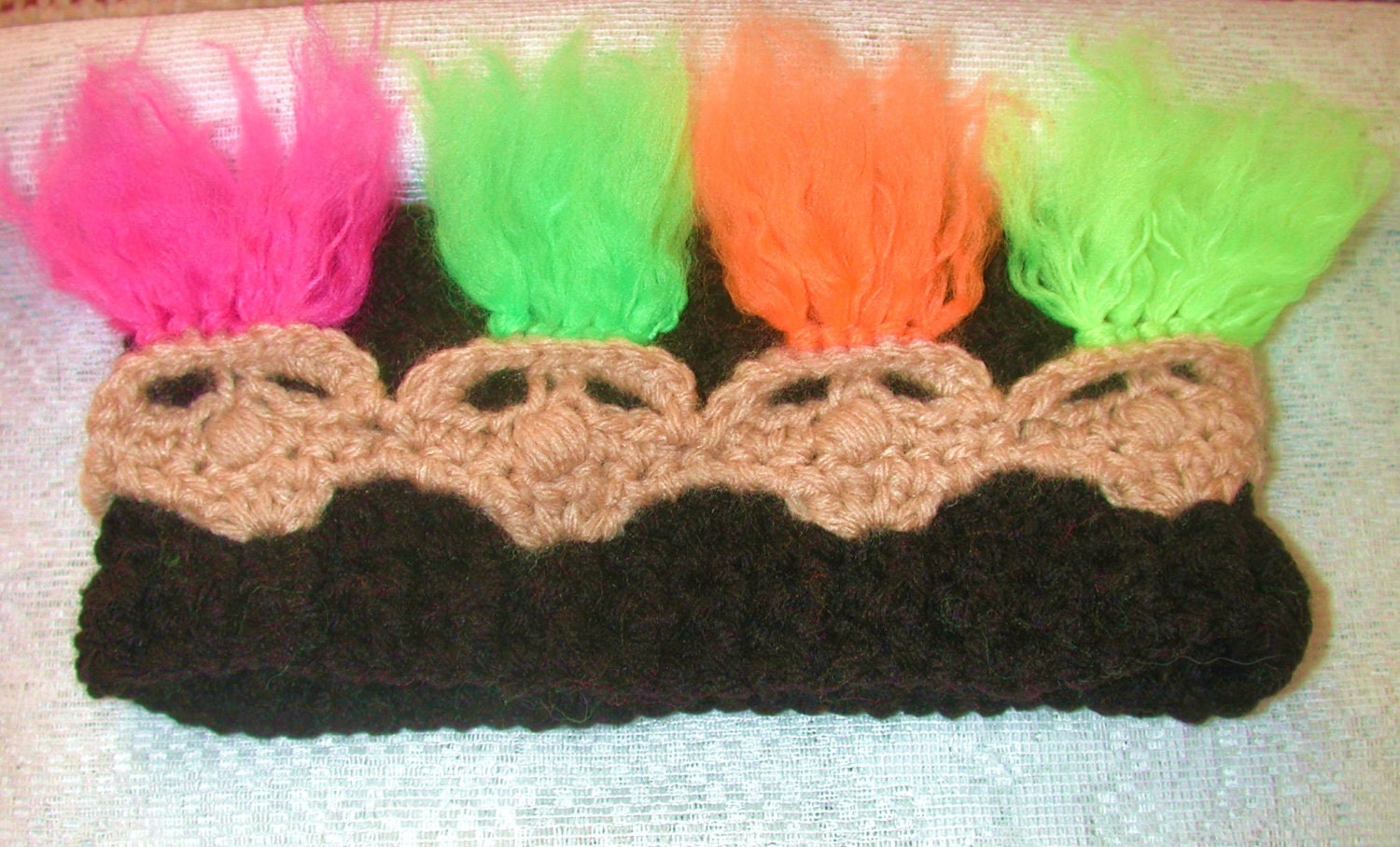 33 Horror Crochet Patterns for Spooky Decor, Gifts, and Creepy-Cute Makes 15 Creepy Trolls Crochet Hat And Head Warmer