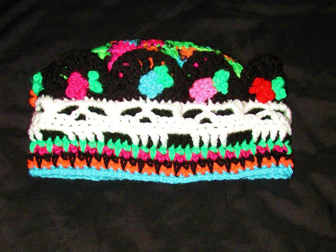 Pdfsugar Skull Beanie Pattern Only Etsy