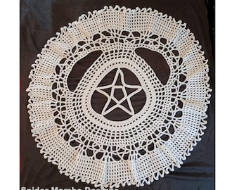 PDF Crochet Pattern Only Pentagram Circle Vest Pattern