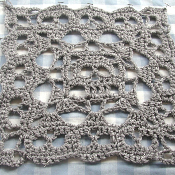 PDF motif au crochet n°2 carré infini avec crâne de grand-mère effrayant