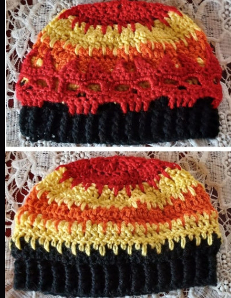 PDF NUR Adventure in Hades Beanie Trio Häkelanleitung Bild 2