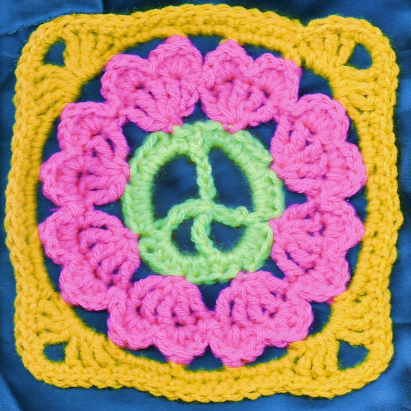 Peace Crochet Top