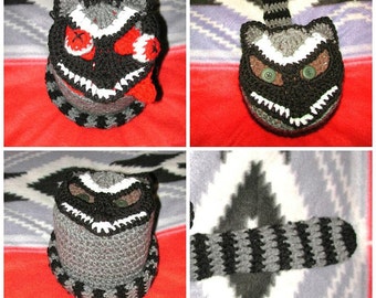 PDF  Crochet  PATTERN  Peaceful, or Rabid  Zombie Racckoon