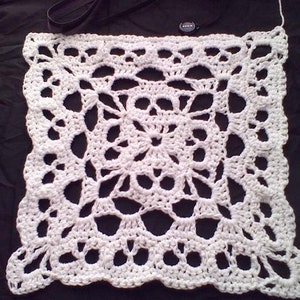 PDF  Creepy Granny  Skull Infinity Square  Crochet  Pattern