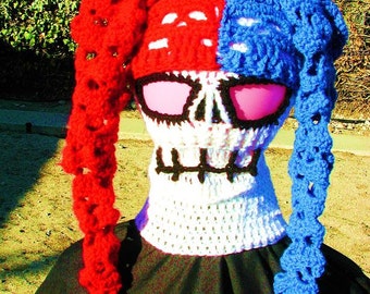 PDF Harlequin Skull Hat