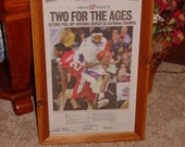 FREE SHIPPING University of Florida custom framed solid rustic cedar original newspaper 2007 NCAA champions