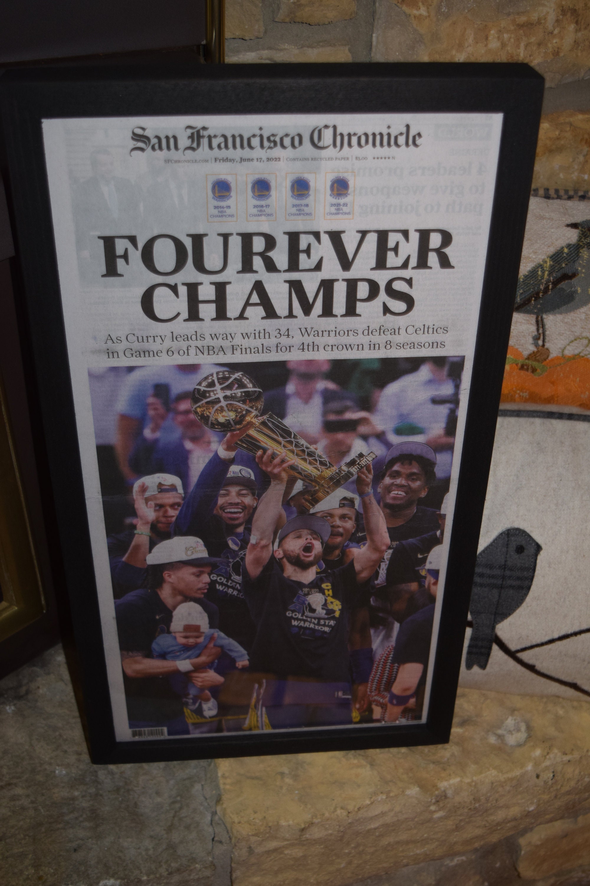 Golden State Warriors, 2022 NBA Champions Commemorative Issue Cover Poster