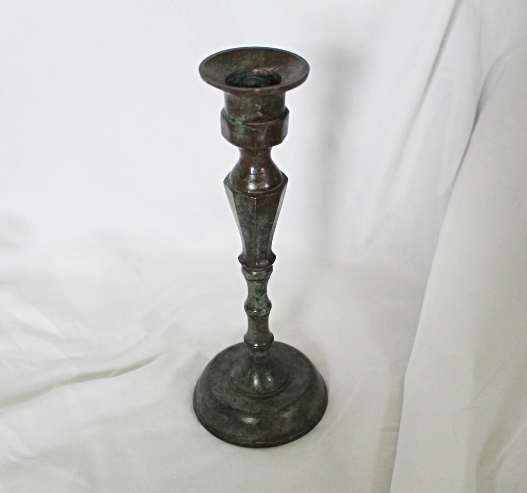 Vintage Candlestick Holder, Antique Candlestick Holder, Candlestick Holder Altar Candlestick