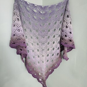 Purple Ombre Shawl