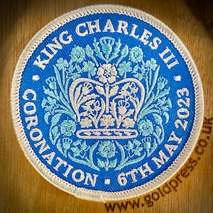 König Charles III Krönungsabzeichen - 6.5.2023