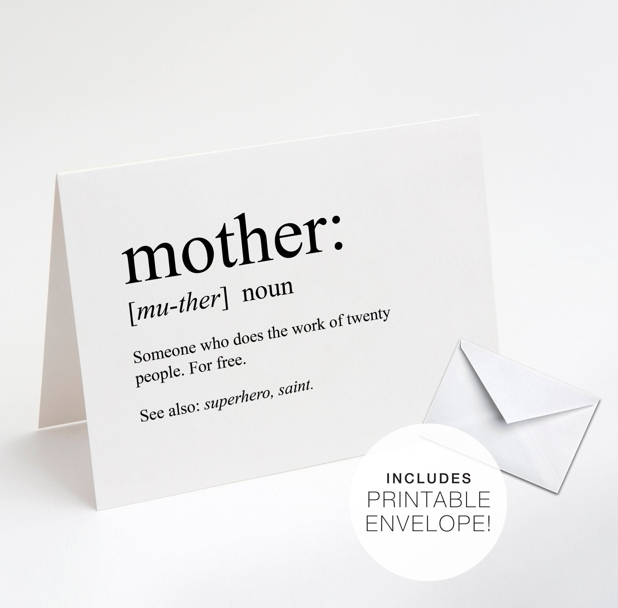 Mother's Day Funny Printable Card Printable Card for Mom - Etsy Mother's Day Funny Printable Card Printable Card for Mom - Etsy