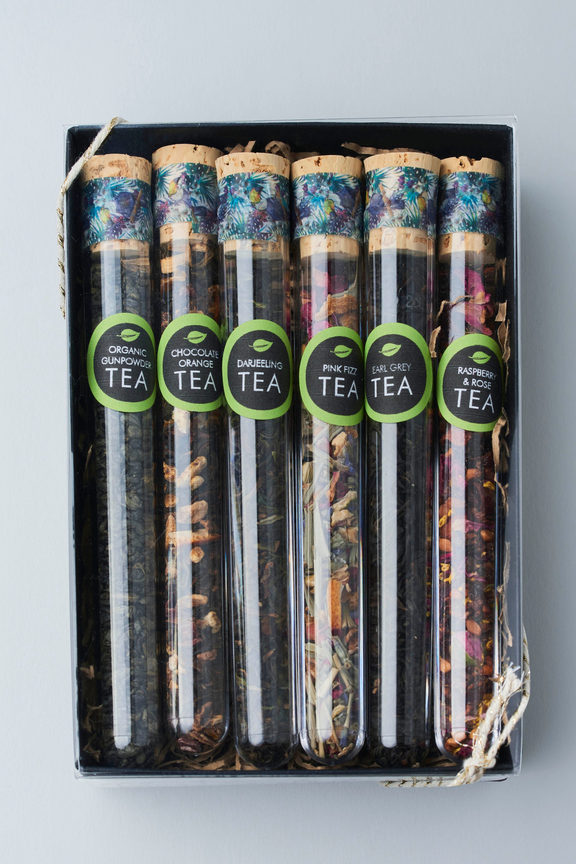 Tea test tube gift box 6 special blends of tea in test tubes Etsy