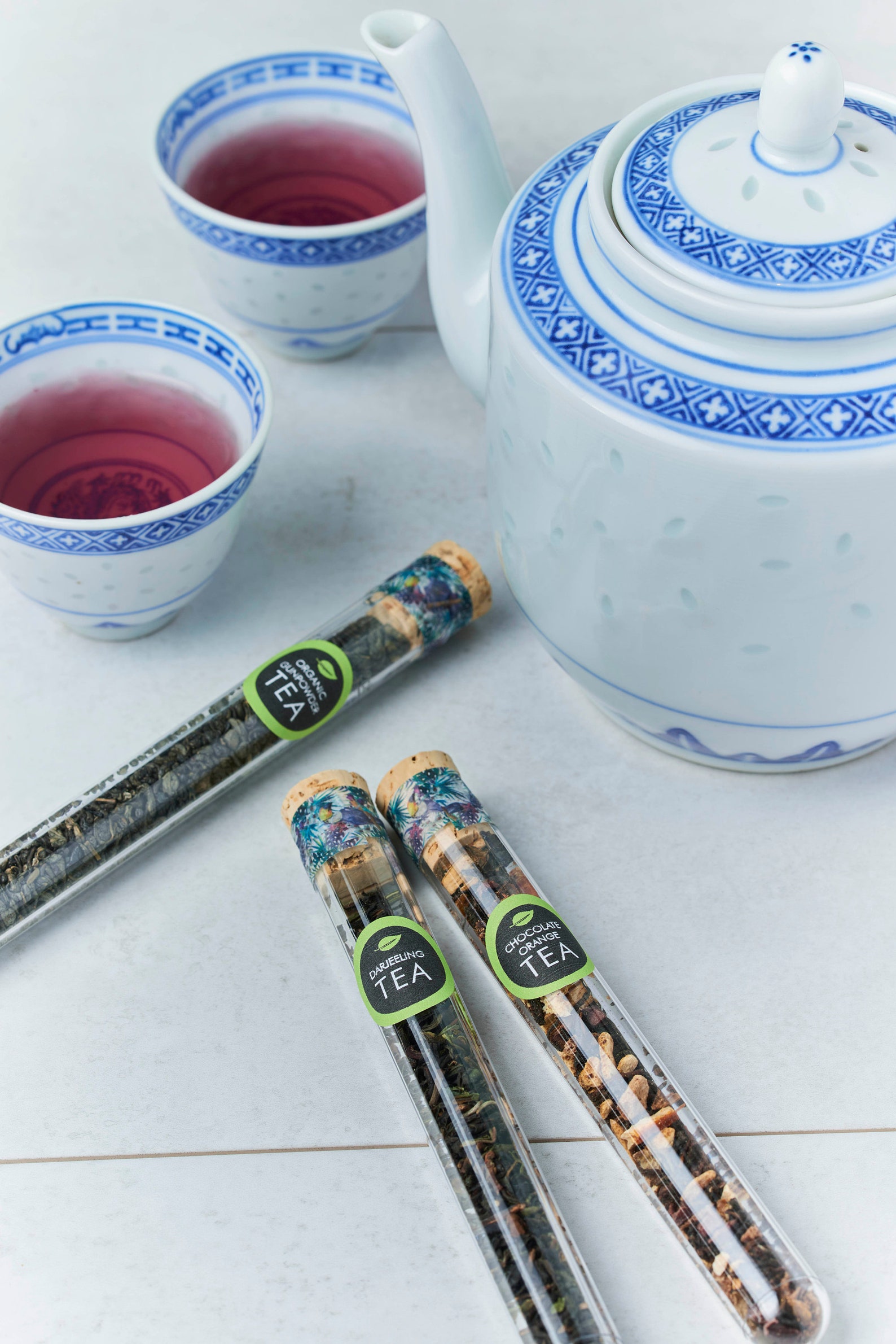 Tea Test Tube Gift Box 6 Special Blends of Tea in Test Tubes Etsy UK