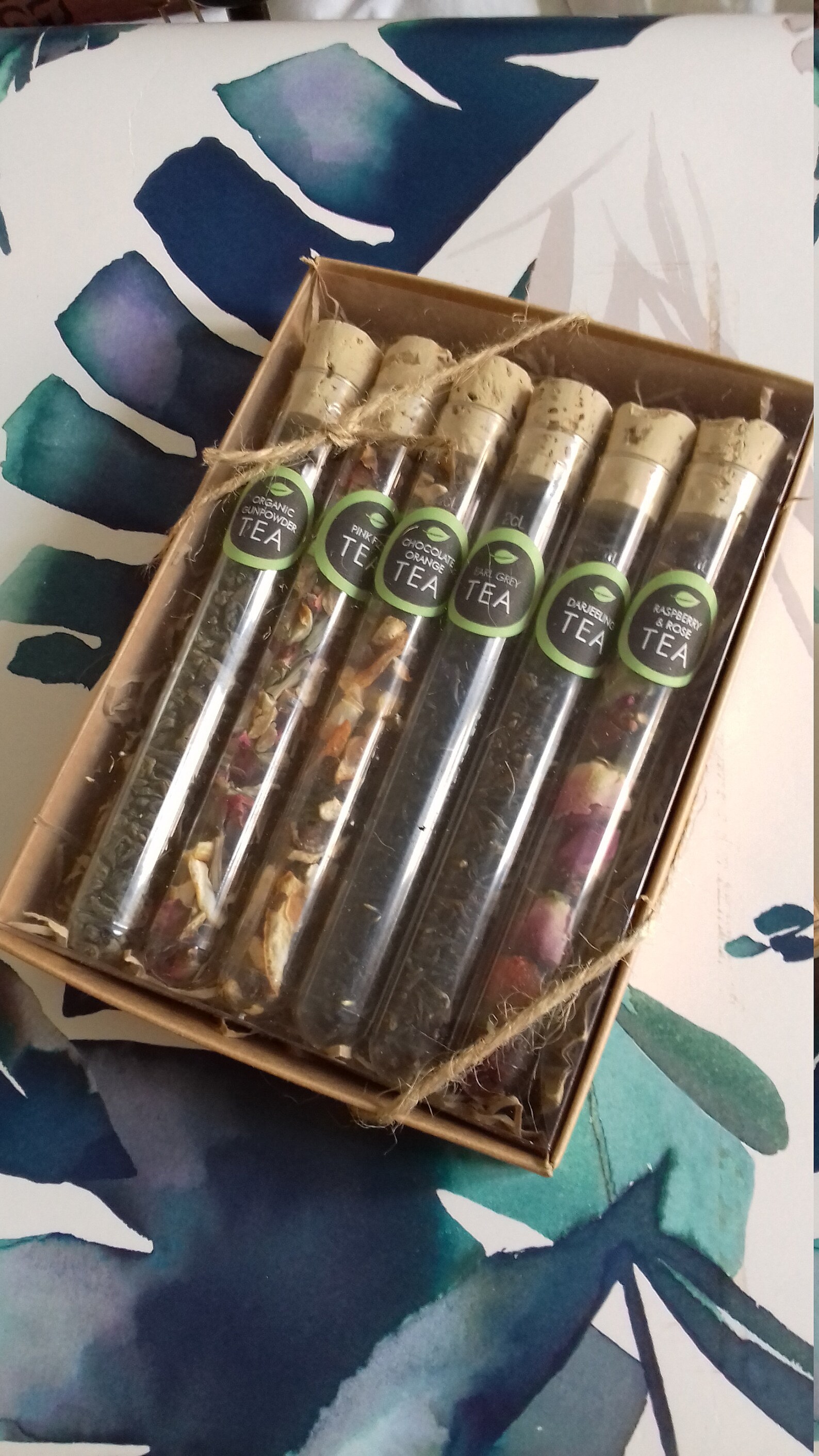 Tea test tube gift box 6 special blends of tea in test tubes Etsy
