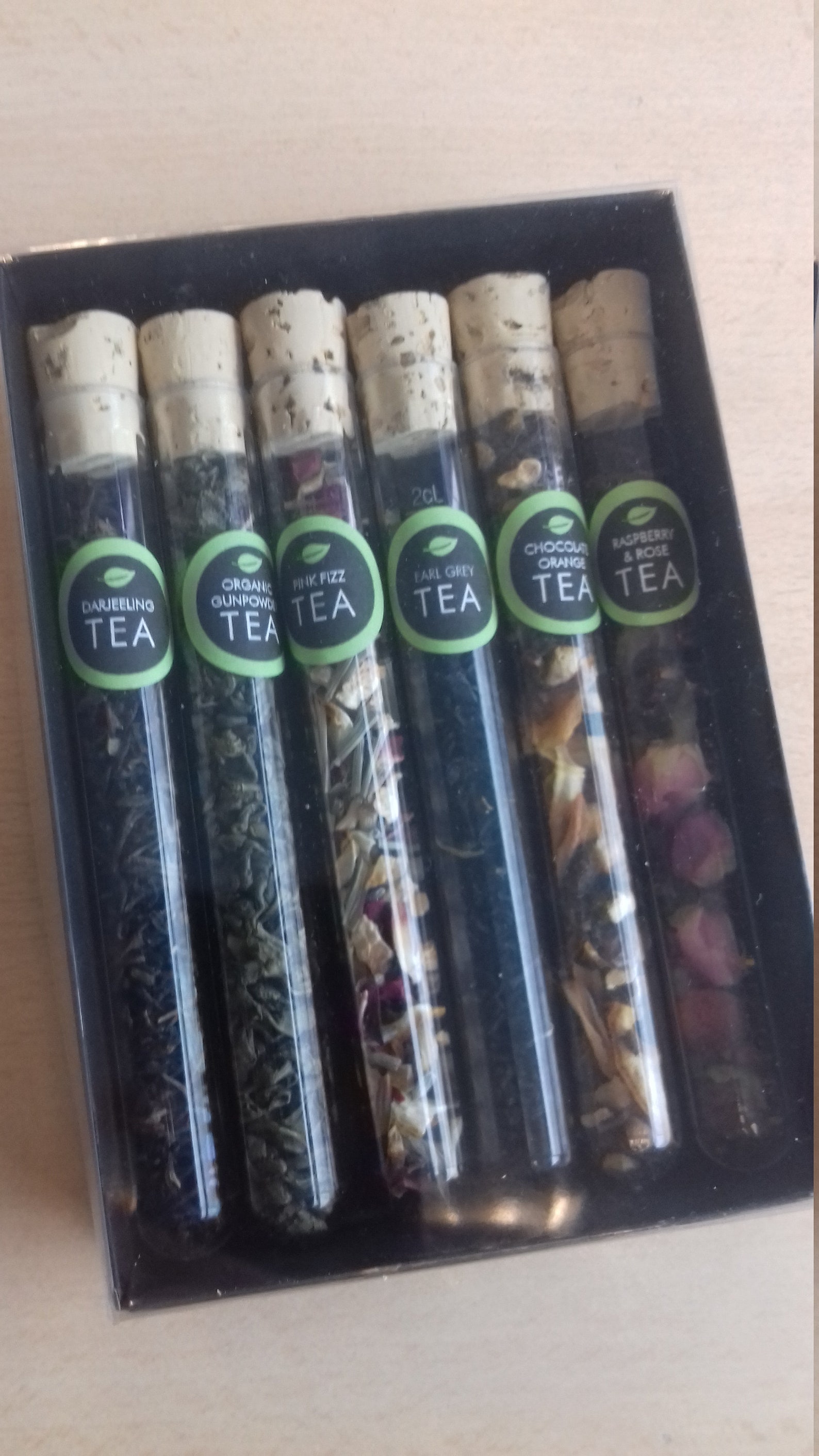 Tea test tube gift box 6 special blends of tea in test tubes Etsy